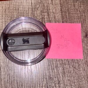 Stanley Tumbler Black Translucent Lid